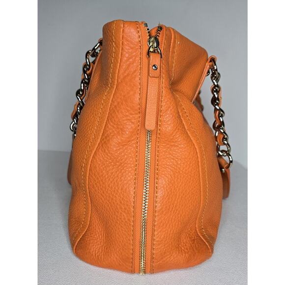 Kate Spade Andee Cobble Hill Satchel Pebble Leather Orange - Picture 6 of 12